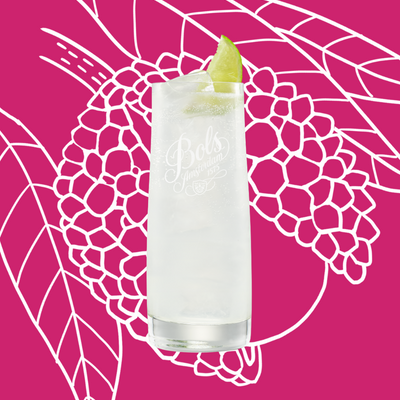 Lychee Rickey Cocktail Recipe with Bols Lychee Products