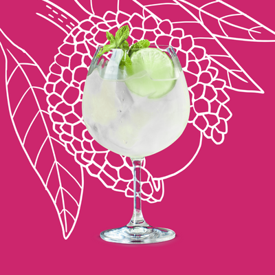 Lychee Spritz Cocktail Recipe with Bols Lychee Products