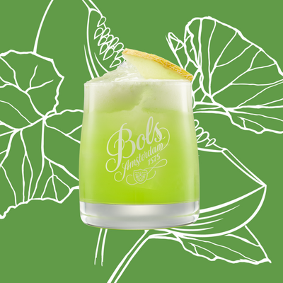 Melon Sour Cocktail Recipe with Bols Melon Products