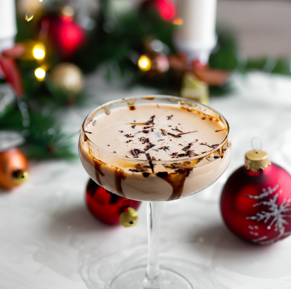 Mud Slide Cocktail Recipe with Bols Cacao Brown and Natural Yoghurt Products