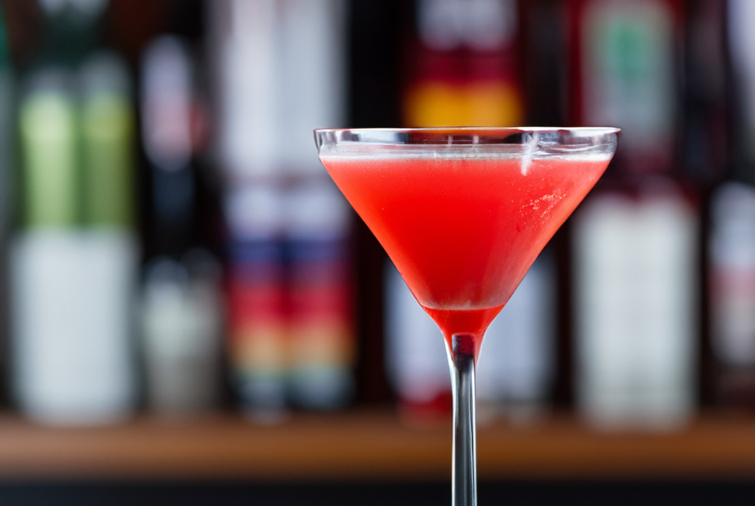 Raspberry Martini Cocktail Recipe with Bols Raspberry and Vodka Products