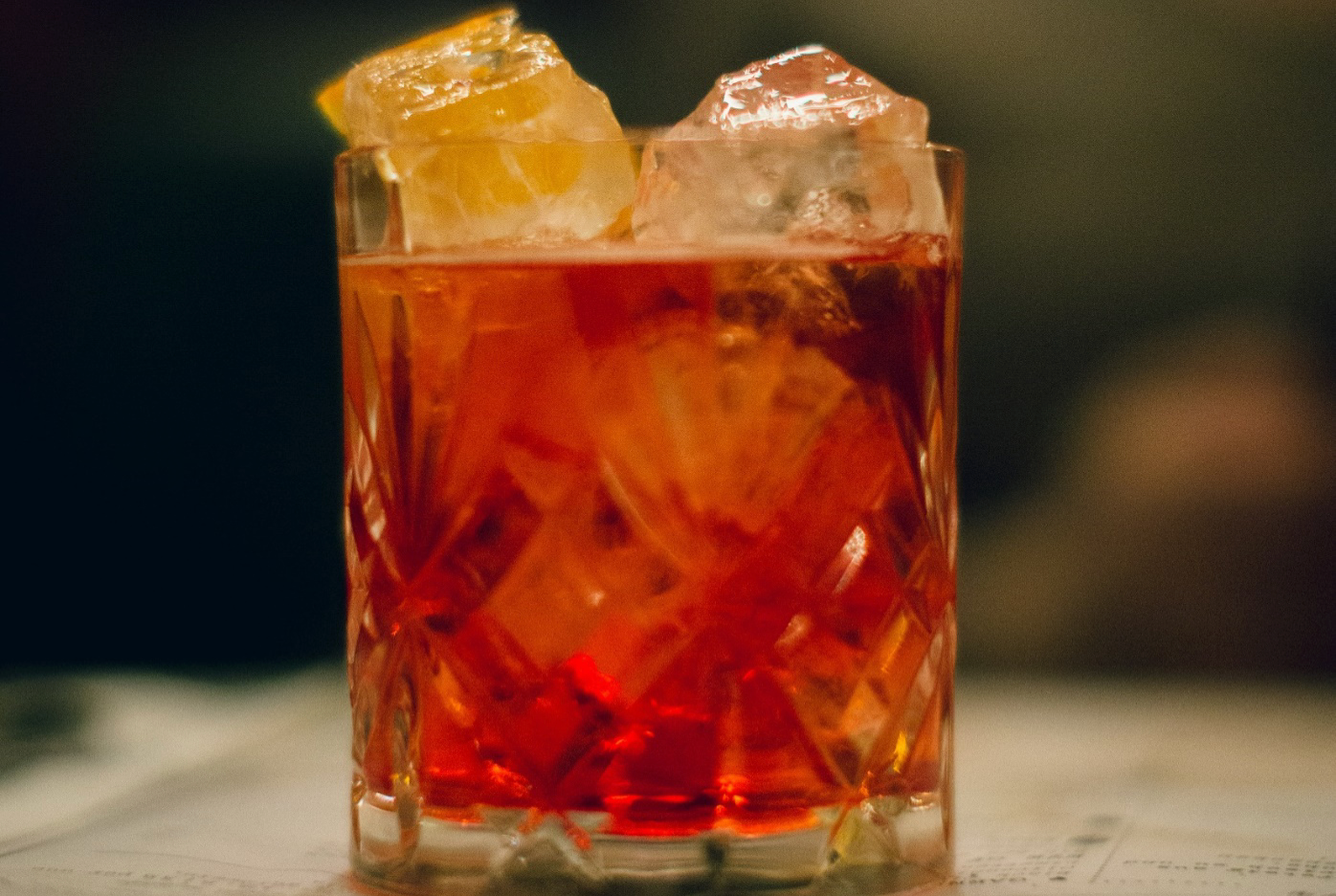 Red Orange Negroni Cocktail Recipe with Bols Genever Original and Red Orange Products