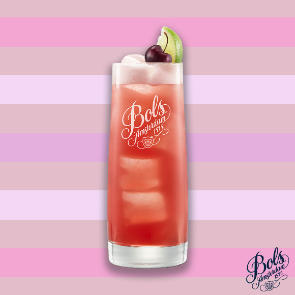 Singapore Sling Cocktail Recipe with Bols Cherry Brandy and Triple Sec Products