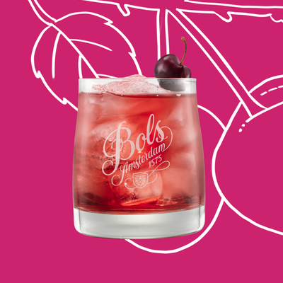 The Rose Cocktail Recipe with Bols Kirsche Products