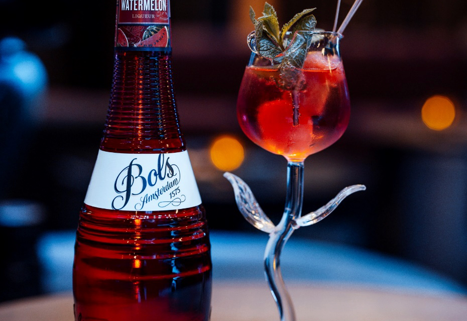 Watermelon Spritz Cocktail Recipe with Bols Watermelon Products