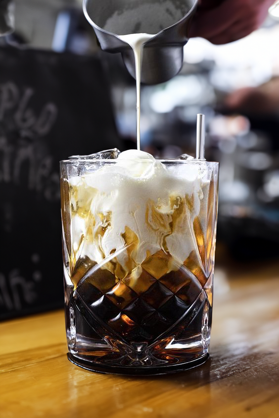 White Russian Cocktail Recipe with Bols Coffee and Vodka Products