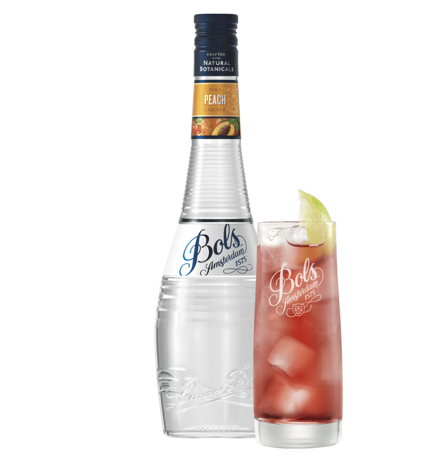 Bols Peach Liqueur with WooWoo cocktail