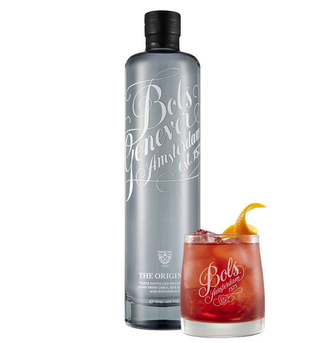 Bols Original genever with a negroni