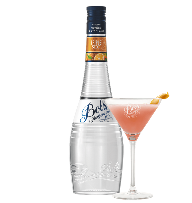 Bols Triple Sec Liqueur with Cosmopolitan cocktail